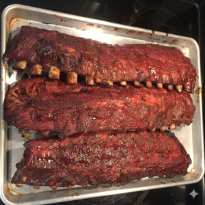Rack of baby back ribs